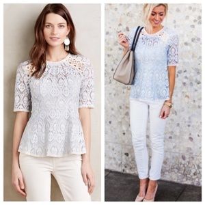 Anthropologie HD in Paris Lace Top Size 0